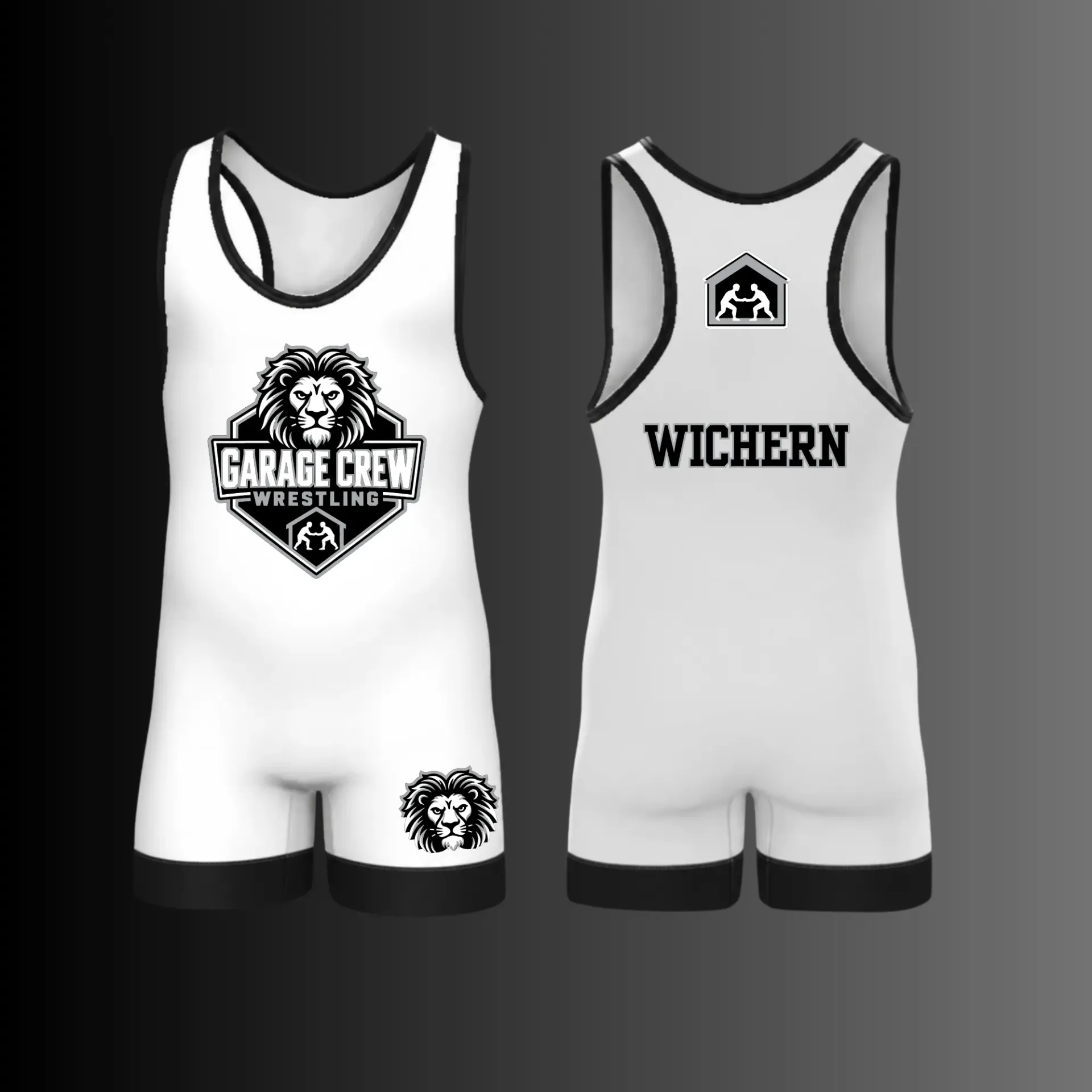 2 Singlets - Black & White